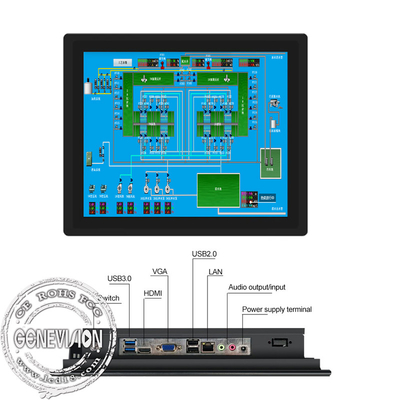 8-24» touch screen monitor industriale dell'affissione a cristalli liquidi di Windows &amp; di Android di Embodded della struttura aperta
